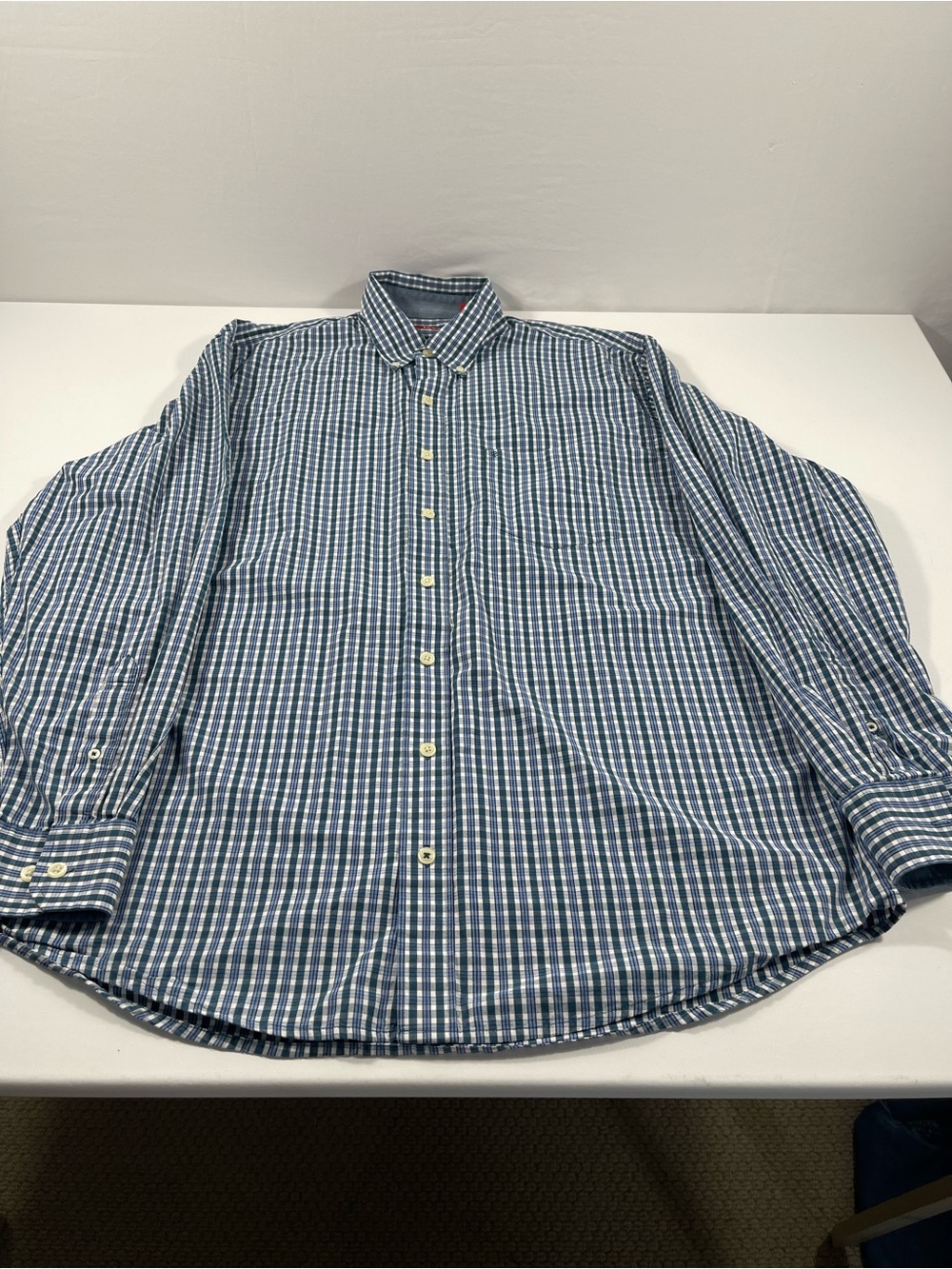 IZOD Men's Button Down Long Sleeve Casual Shirt Size XLT Big & Tall SKU#0212.